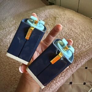 Pashion Footwear block heel kit 4” color navy